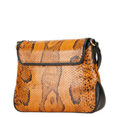 グッチ GGマーモント ダブルG 斜め掛け ショルダーバッグ 648934 ブラウン ブラック パイソン レザー レディース GUCCI 【中古】
